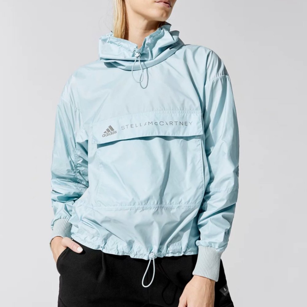 Adidas by Stella McCartney Blue Running Tech Pullover NWT